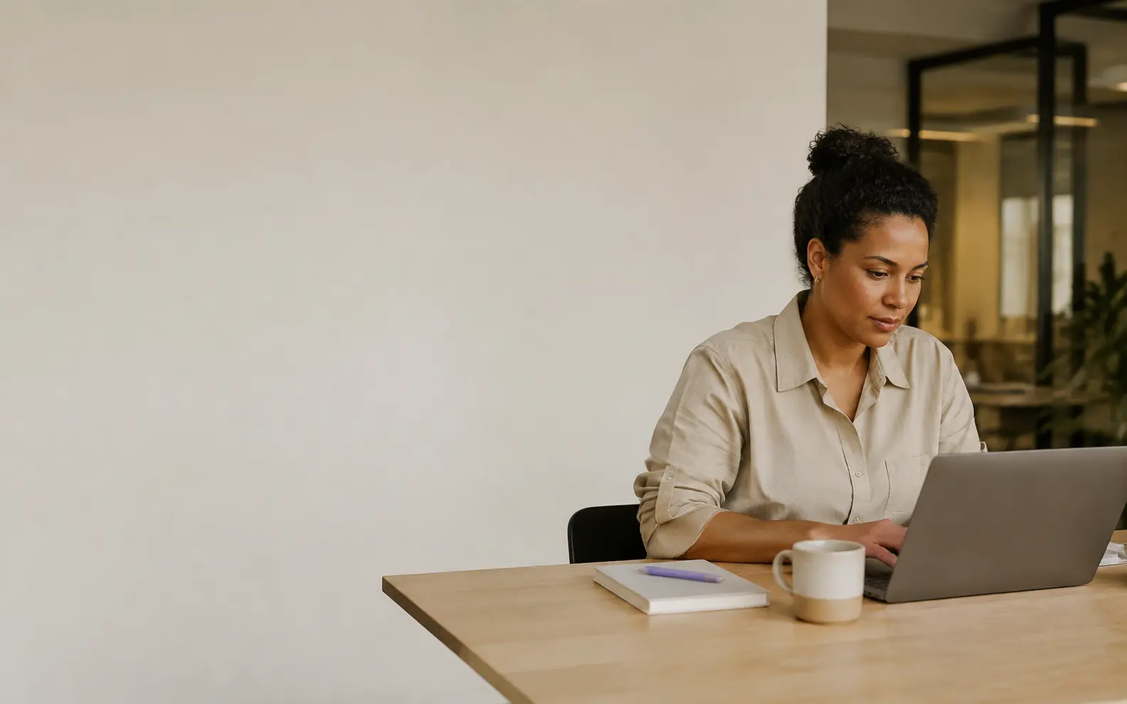 Recruiter preparing a new hiring campaign